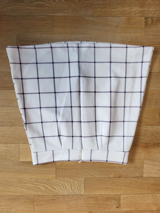 zamszowa spódnica w kratę Reserved