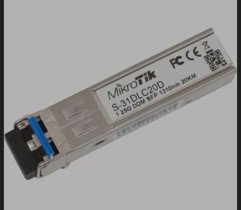 MikroTik SFP module 1.25G SM 20km 1310nm Dual LC-connect