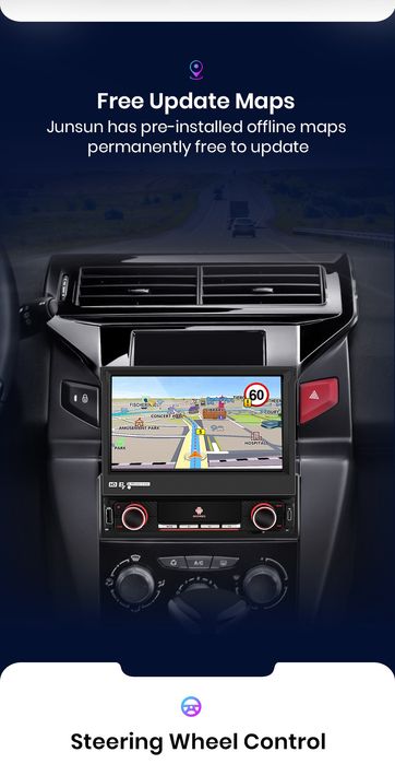 Rádio 1din 7" android 2/32Gb universal Carplay gps wifi Bluetooth NOVO