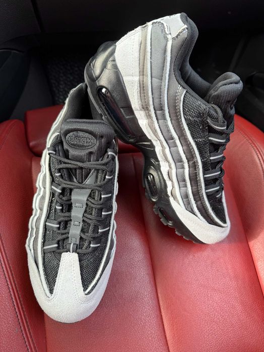 (БЕЗ ПЕРЕДОПЛАТИ)Nike Air Max 95 x CDG найк аір макс 95 сдж сірі