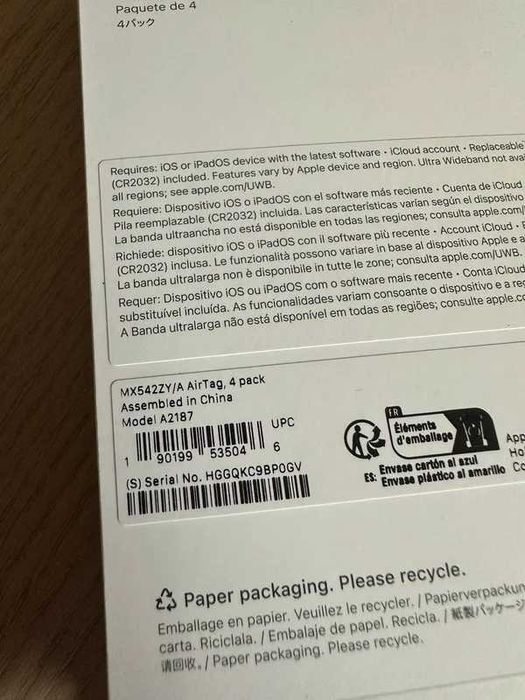 Airtag Apple - Nova (1a/2a geraçao) - Inclui Envio