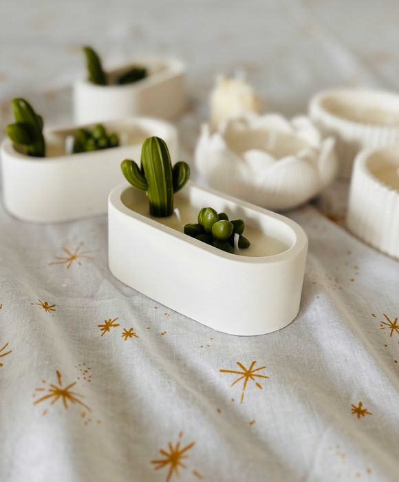 Vela aromática em cera de soja - mini garden