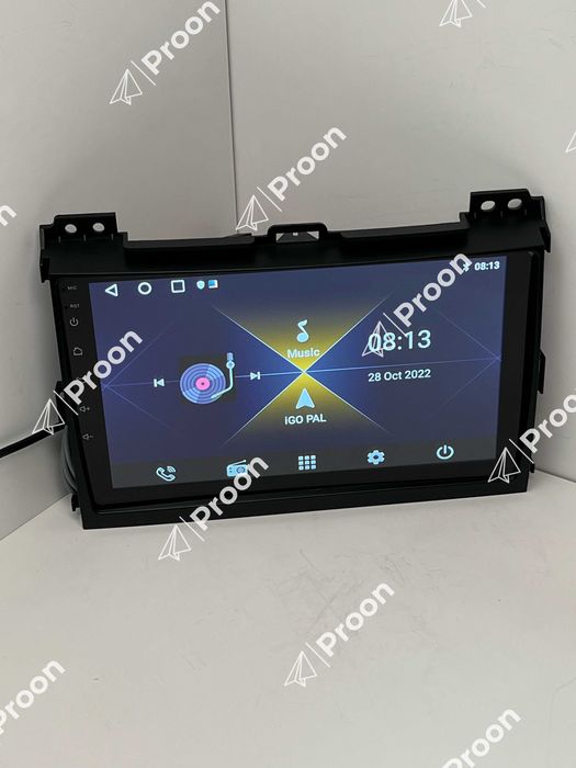 Auto Radio Toyota Prado 120 Android 2Din Ano 2004 até 2009