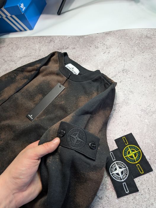 Світшот Stone Island у всіх розмірах в стилі Тай дай