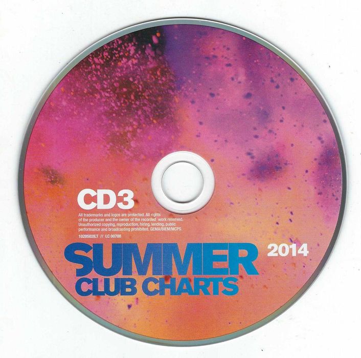 3 CD - Summer Club Charts 2014 (2014) (More Music And Media) Digipak
