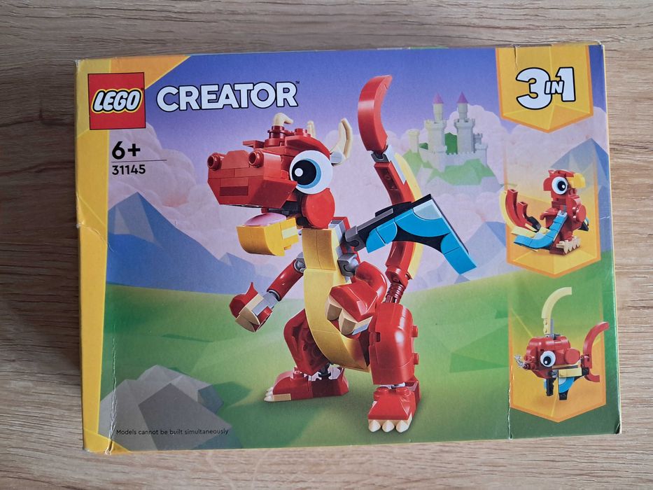 lego creator 31145 smok ryba papuga