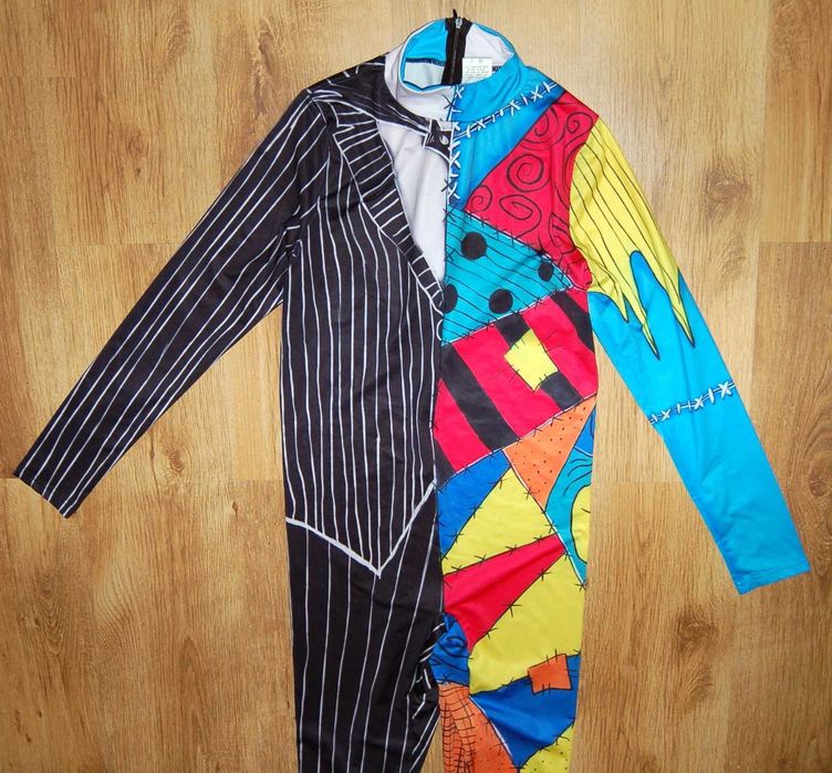 strój kostium Jack Szkieletor Skelington halloween karnawał ok. 11 lat