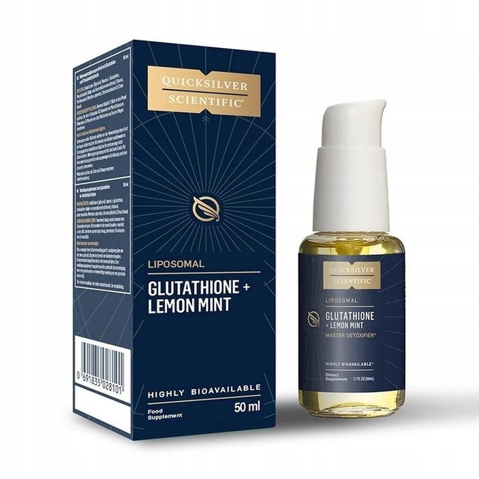 quicksilver liposomal glutathione + lemon mint eu (50 ml)