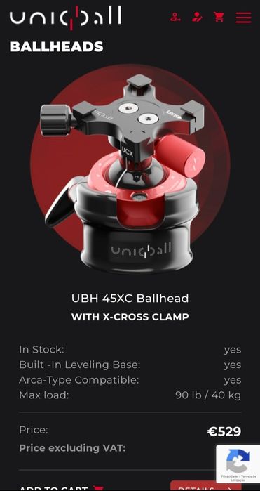 Vendo tripé NOVO Uniqball 36