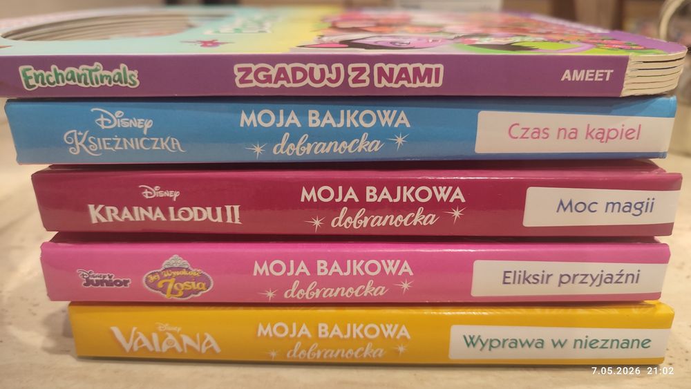 Zestaw książeczek księżniczki