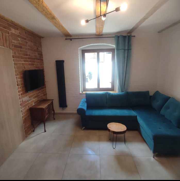 StylowA kawalerka loft czerwona cegła Industrialne stylowe Sobieskiego Toruń