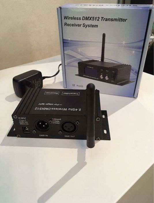 Безпровідний радіодатчик Dmx 512 transmitter 2.4Ghz(beam,wash,led par)