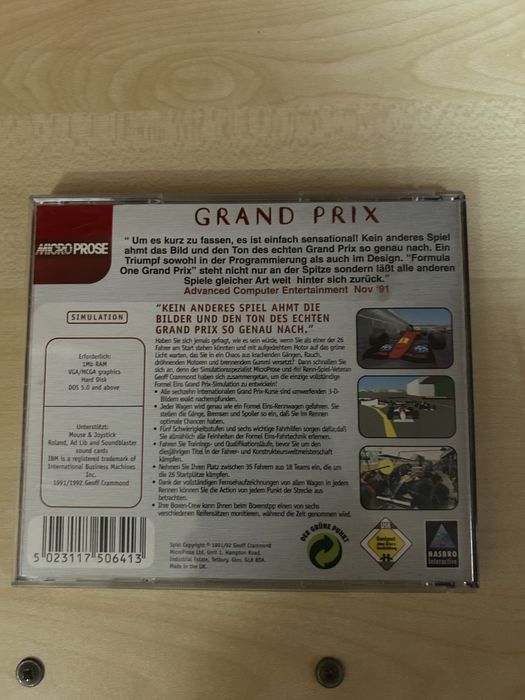 Grand Prix 1 Microprose PC