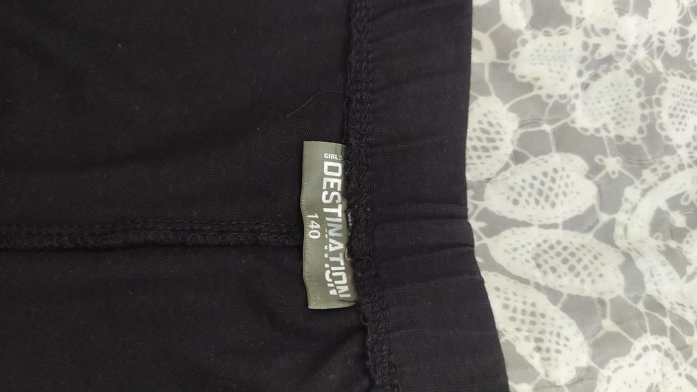 Legginsy czarne 140cm