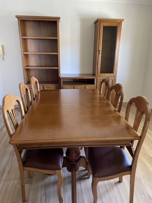 Mobília completa sala em madeira