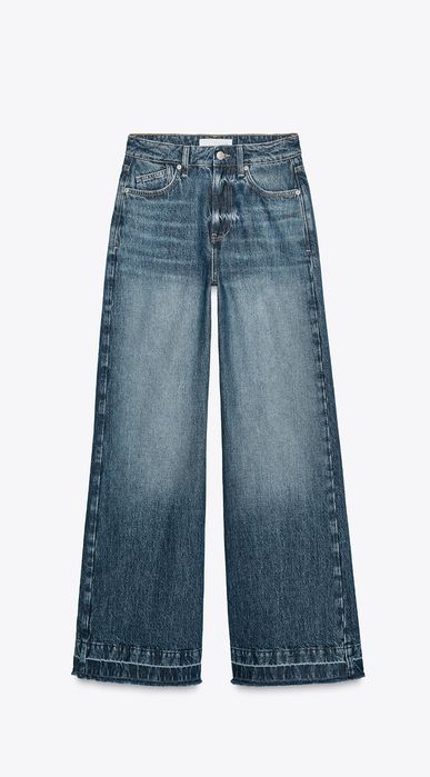 Джинсы Zara 36- 38 wide leg,джинси щирокі wide legs брюки zara