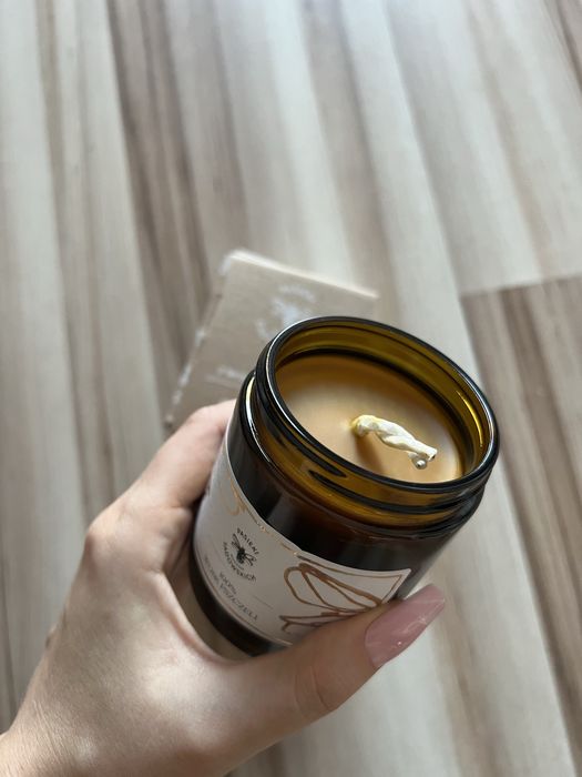 Pasieki sadowskich świeca sojowa z wosku pszczelego