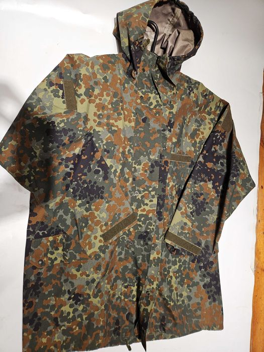 Komplet niemiecka kurtka myśliwska, wojskowa parka + spodnie, rozm. XL