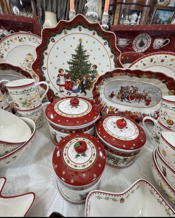 Villeroy boch,віллерой, новорічний, різдвяна кружка, іграшки на ялинк