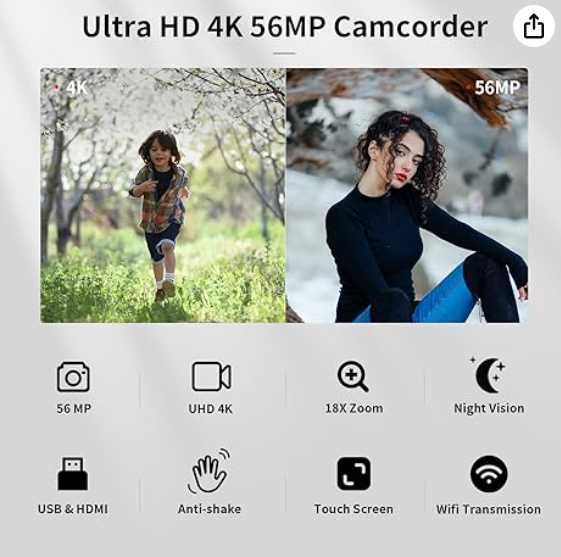 4K CAMERA camcorder