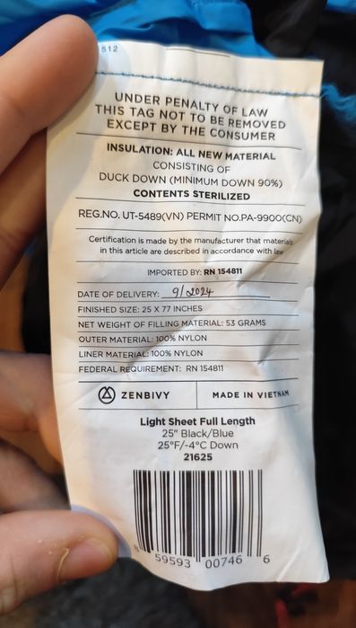 Zenbivy kołdra (quilt) 25° + pościel 25°