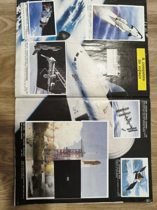 Caderneta de cromos Aviões