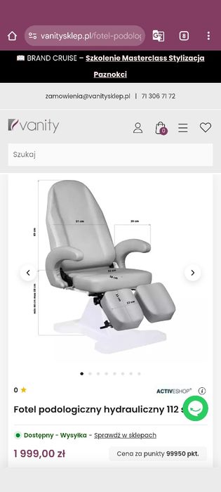 Zdrowie i uroda/ fotel