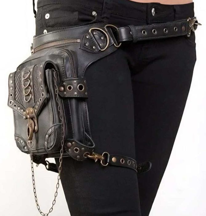 Сумка-кобура, сумка на пояс, поясная сумка, бананка. Вінтажна