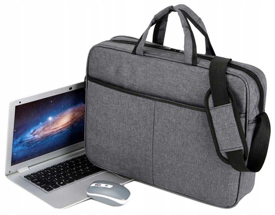 Wzmacniana Torba na Laptopa 15,6 Solidna na Ramię * Video-Play