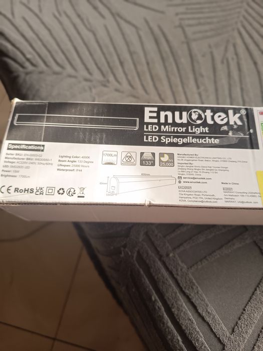 Led de espelho adesivo