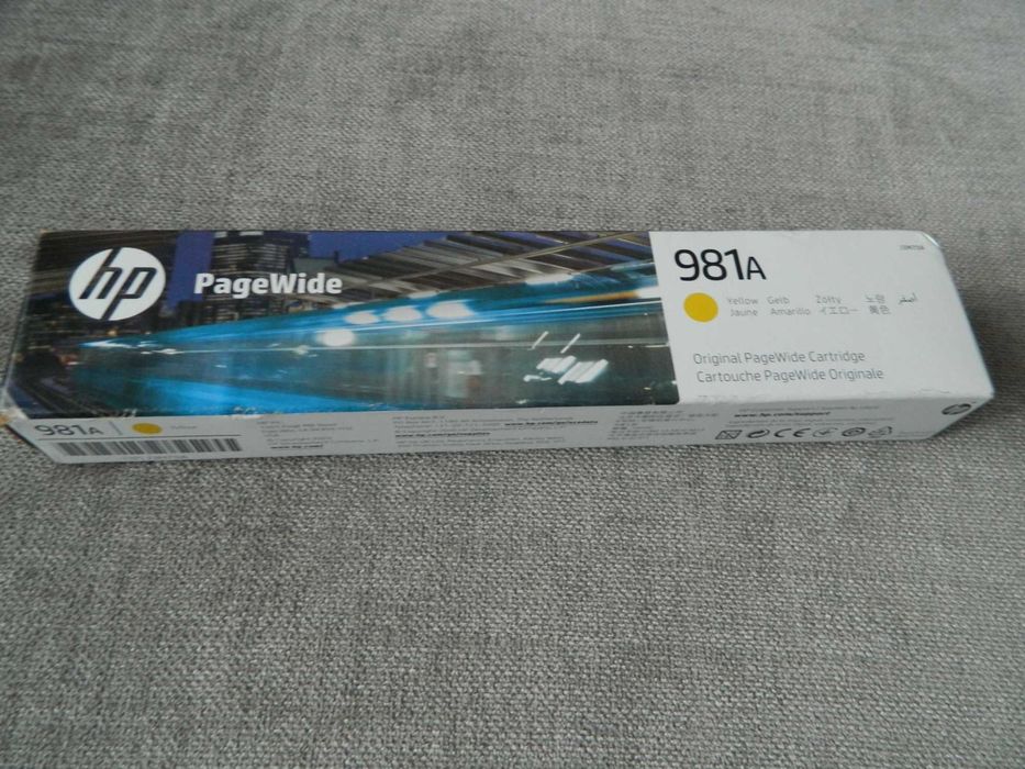 Tusz HP 981A J3M70A żółty (yellow)