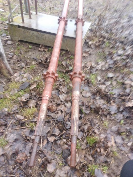 Вал розкидала, полуоси, полуося, полуось длина 242см