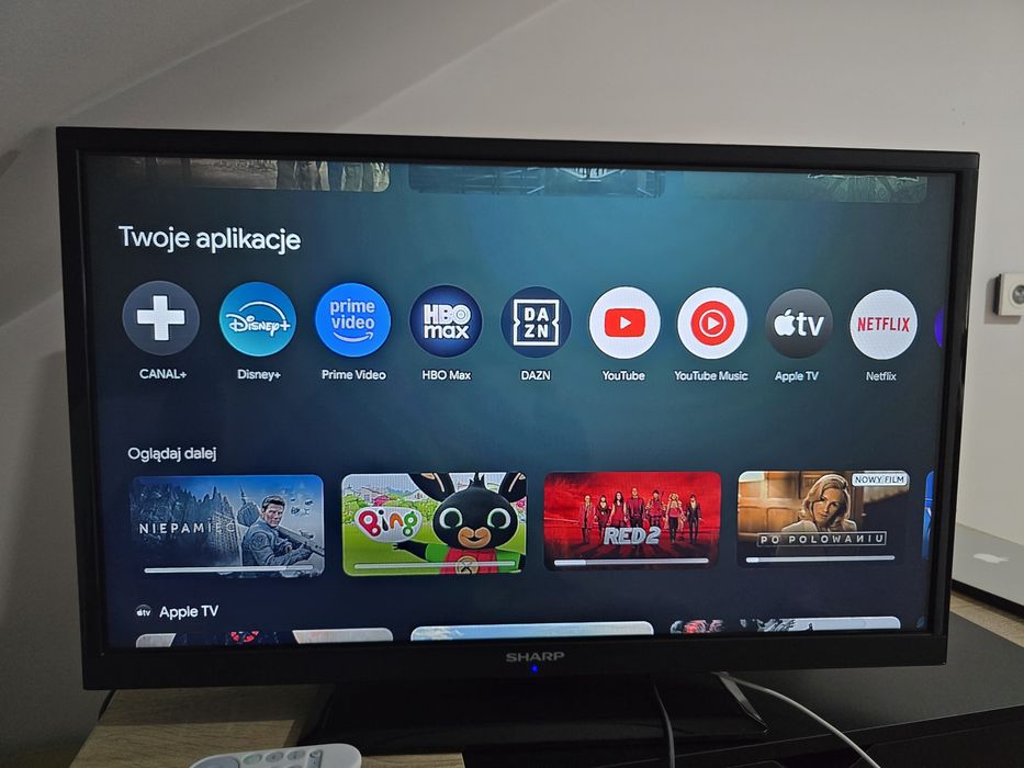 Telewizor SHARP Lcd 32ld135 z orginalnym pilotem