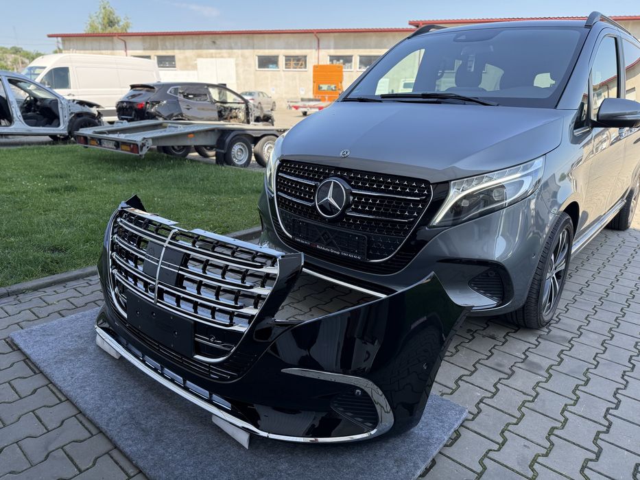 Бампер передній рестайлинг з 2024р. V-class ексклюзив Vito Metris W447