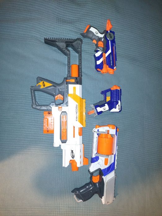 Pistolety na strzałki Nerf