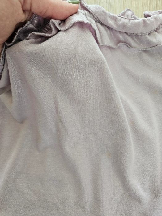 Top lilás metalizado Pedro Del Hierro S