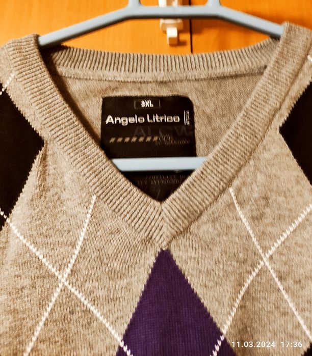 Angelo Litrico 3XL bawełniany sweter męski