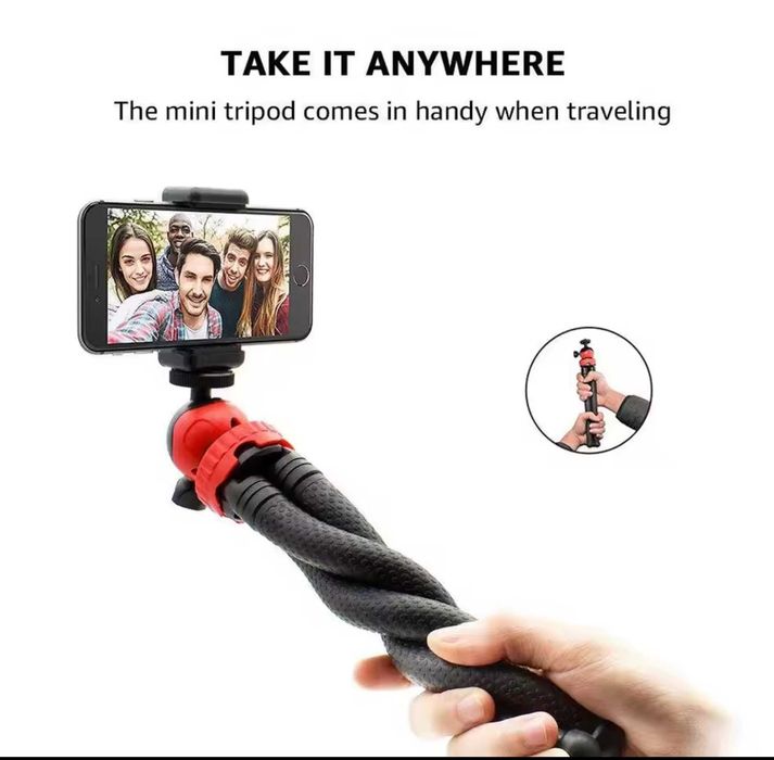 Przenośny statyw elastyczny ośmiornica monopod Selfie Stick