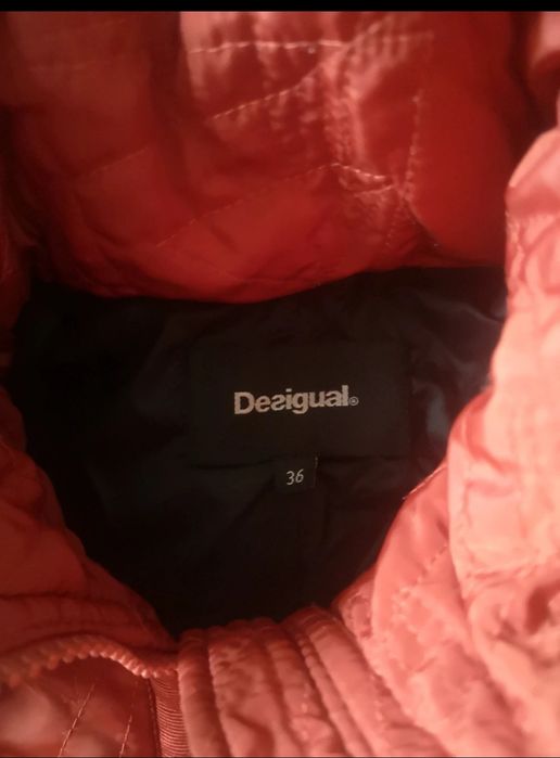 Desigual kurtka puchowa miedziana 36