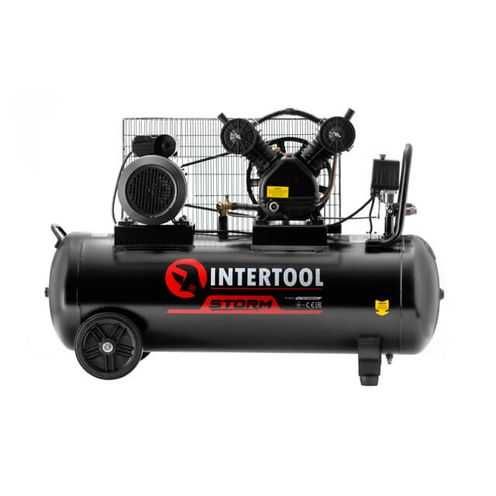 Компресор, 100 л,3,0 кВт 220В 10атм 500 л/хв 2 цил INTERTOOL PT-0014