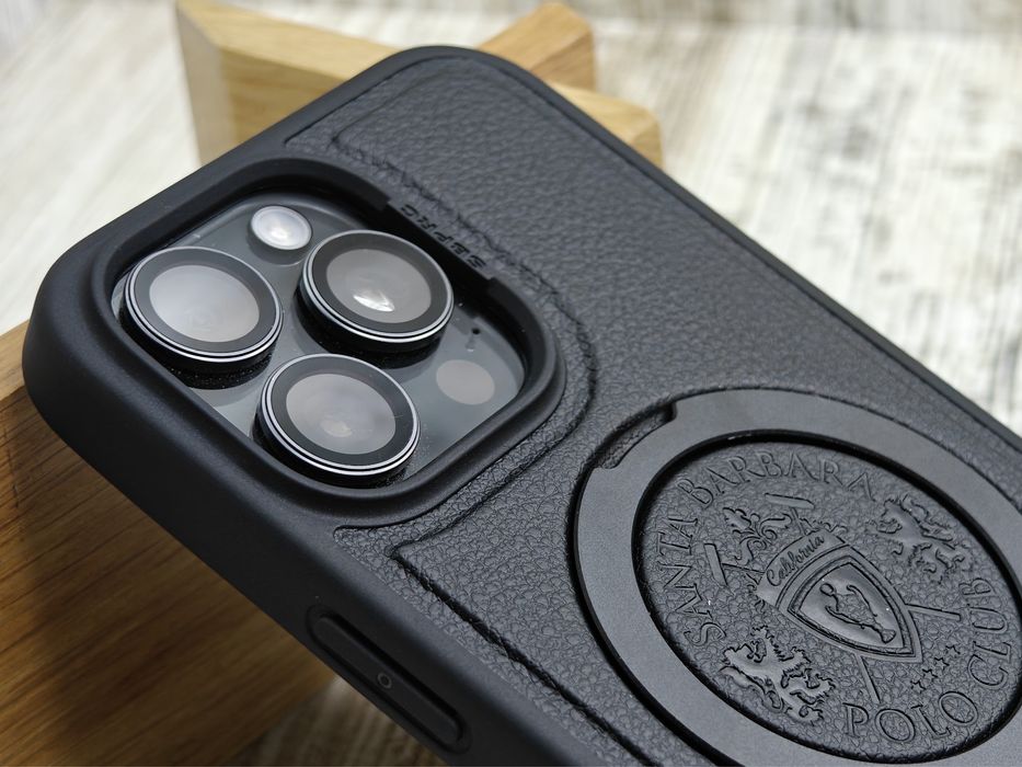 Чехол кожаный Polo Primo MagSafe на iPhone 16 Pro/ 15 Pro Max. Чохол
