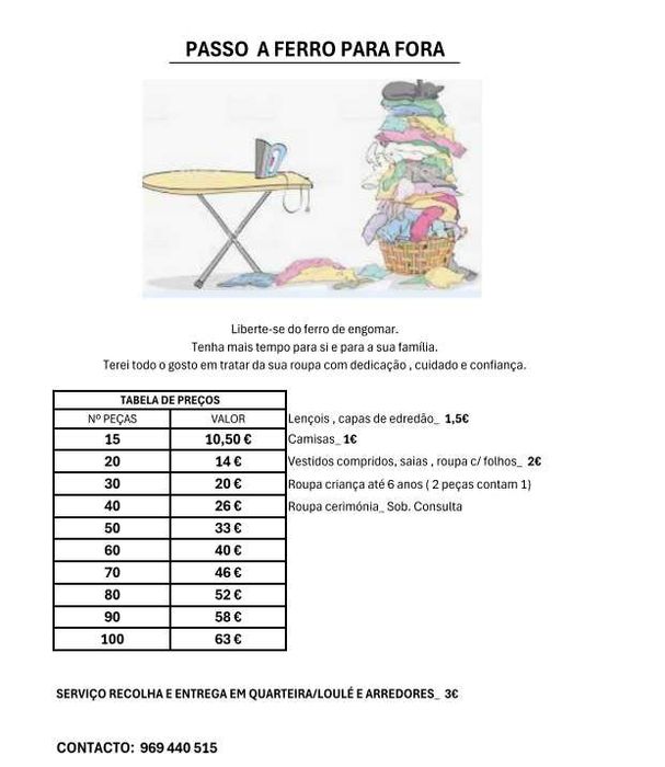 Liberte-se do ferro de engomar
