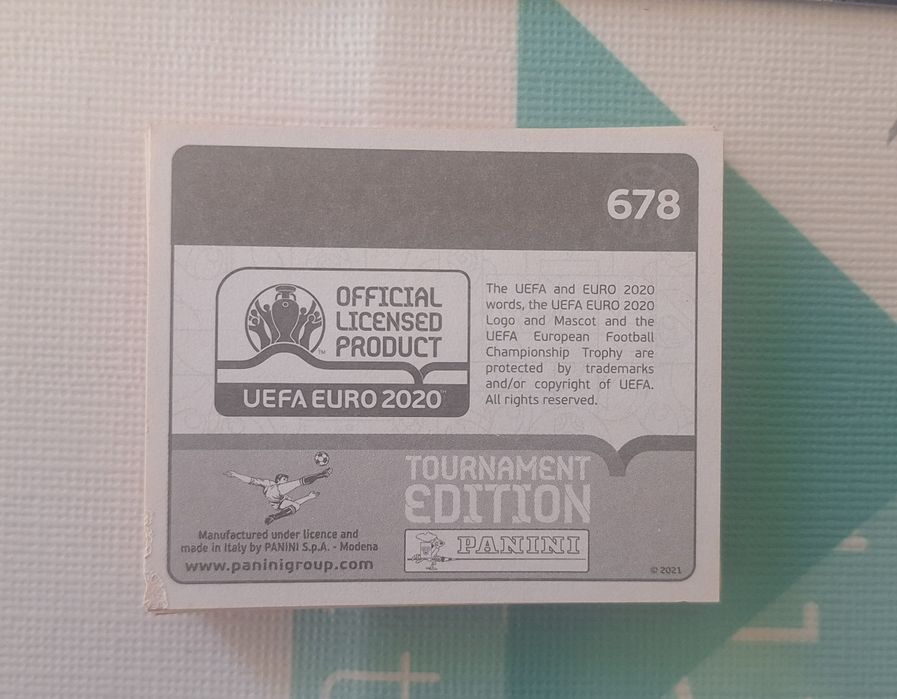 44 Cromos Panini UEFA EURO 2020