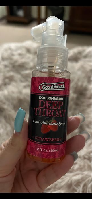 Спрей для мінету DOC JOHNSON DEEP THROAT strawberry