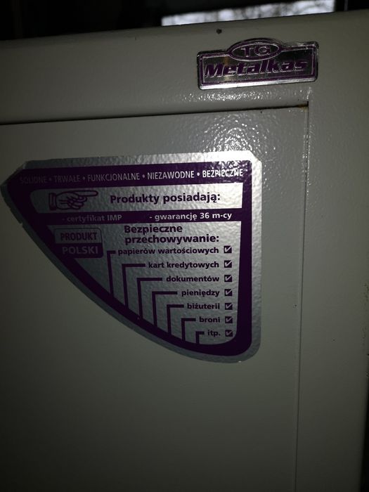 Sejf biurowy MetalkasTG90x50x57