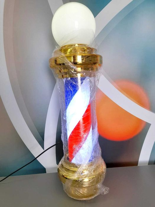 Barber Pole Profissional em Dourado