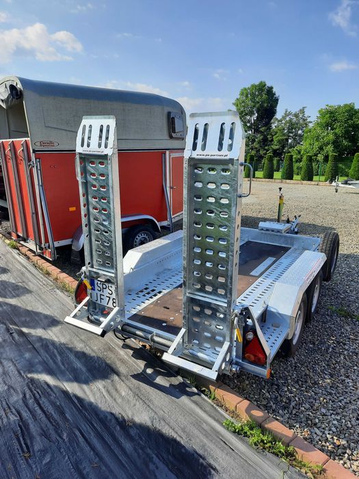 Przyczepa pod Minikoparkę Maszyny Budowlane Rolnicze Walec WYNAJEM !!