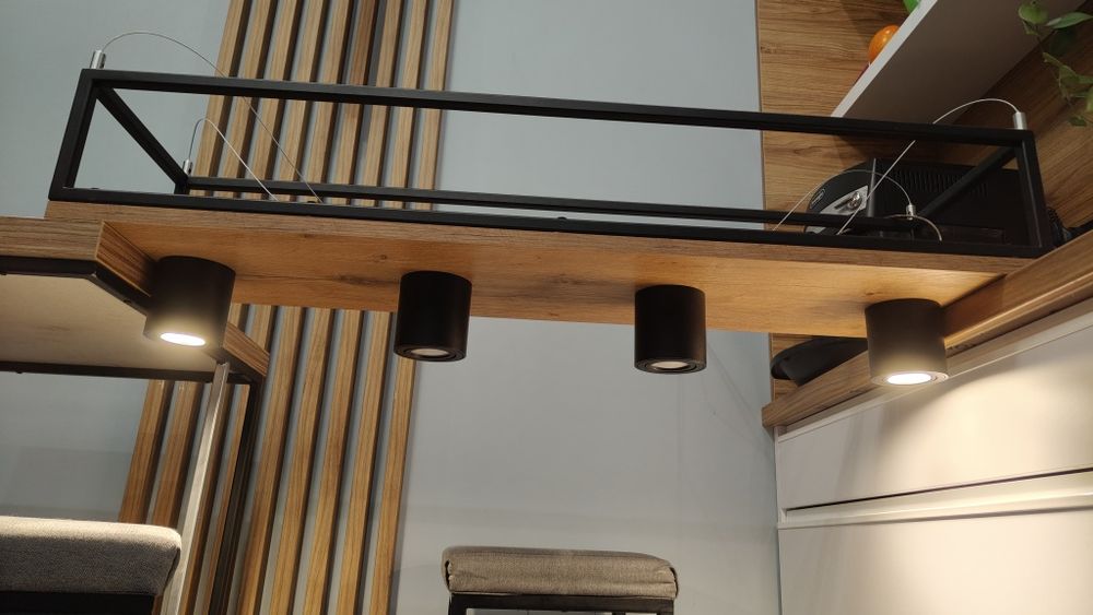 Lampa, kwietnik wiszący loft industrial