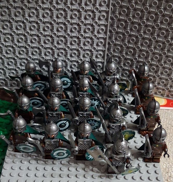 Klocki figurki lotr rohan władca pierścieni armia rohanu 20 sztuk