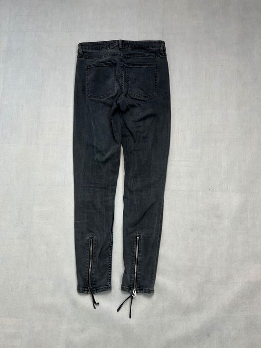 Spodnie Acne Studios jeans zip women